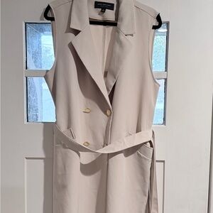 Marc New York Light Tan Sleeveless Jumpsuit